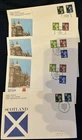 GB DEFINS AND REGIONALS Job Lot of over 100 FDC's incl 5x set to £5. SEE PHOTOS