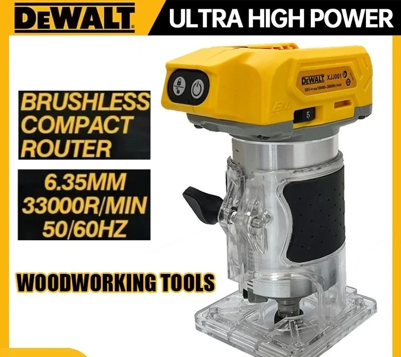 Dewalt Brushless 33000RPM Electric Trimmer Cordless Woodwork Milling Engraving - Image 3 of 4