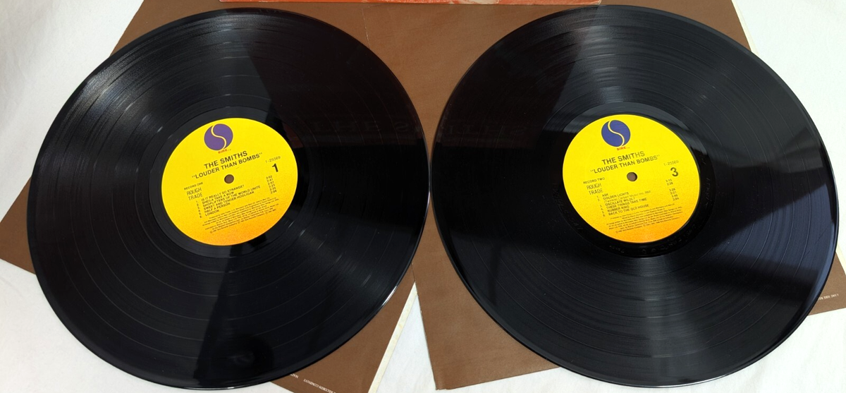 1987 THE SMITHS Louder Than Bombs GOLD STAMPED PROMO Allied Press