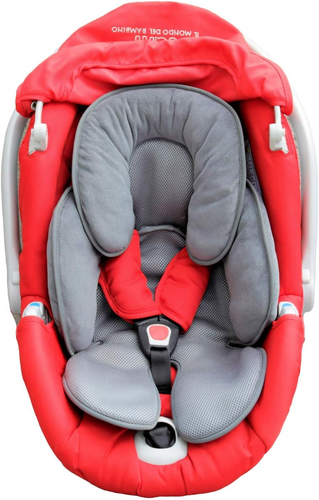 Riduttore Passeggino Universale Ovetto Neonato Cuscino Seggiolino Auto Culla Seg - Foto 11 di 12
