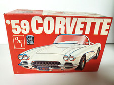 1959 Chevrolet Corvette Amt Model Kit T393 Open Box