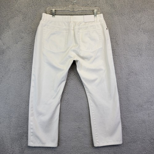 Lauren Ralph Lauren Jeans Damen 12 Weiß Relaxed Wide Leg Preppy Minimalistisch - Bild 7 von 10