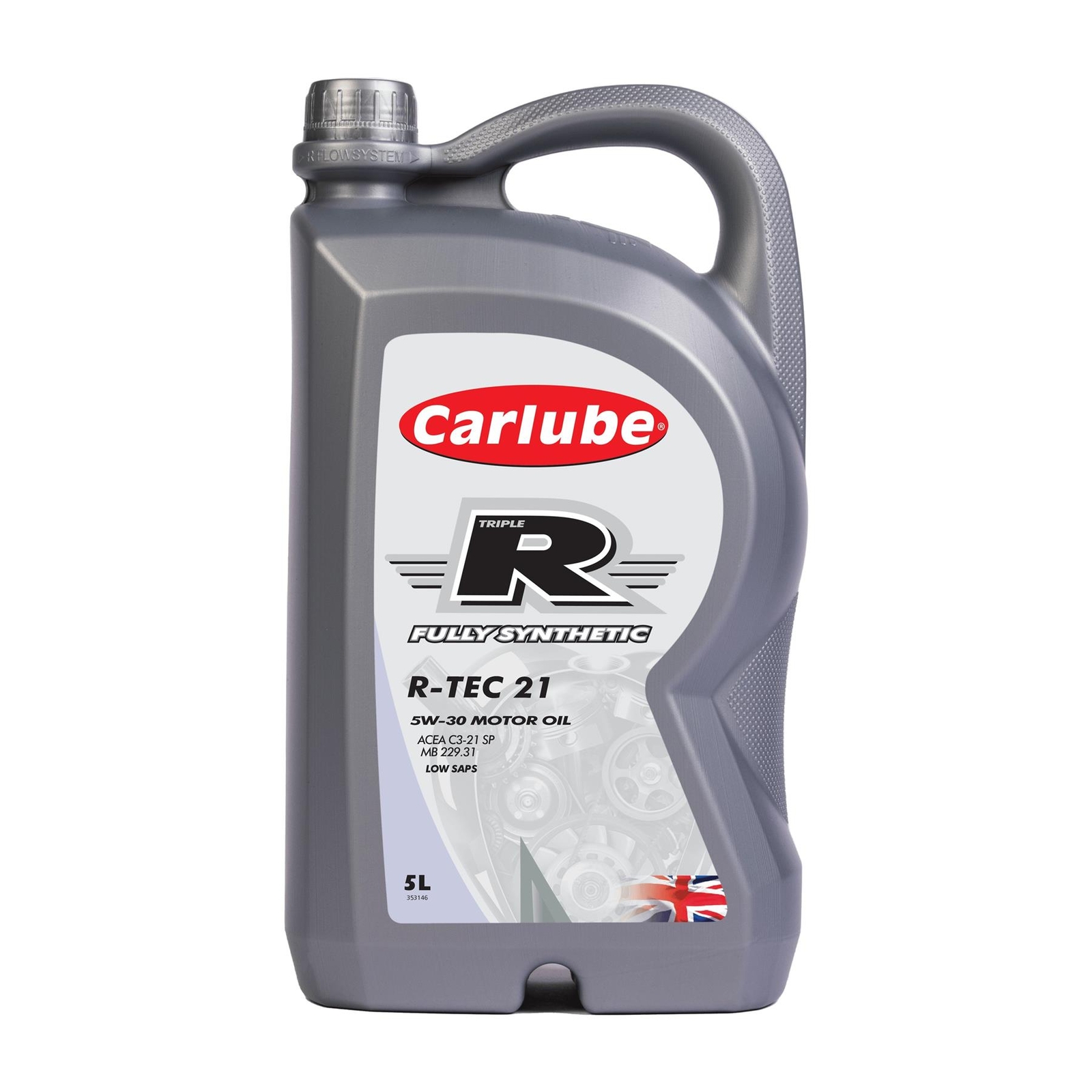 Carlube Engine Oil 5L Triple R 5W30 Longlife Fully Synthetic 5 Litres R-TEC 21