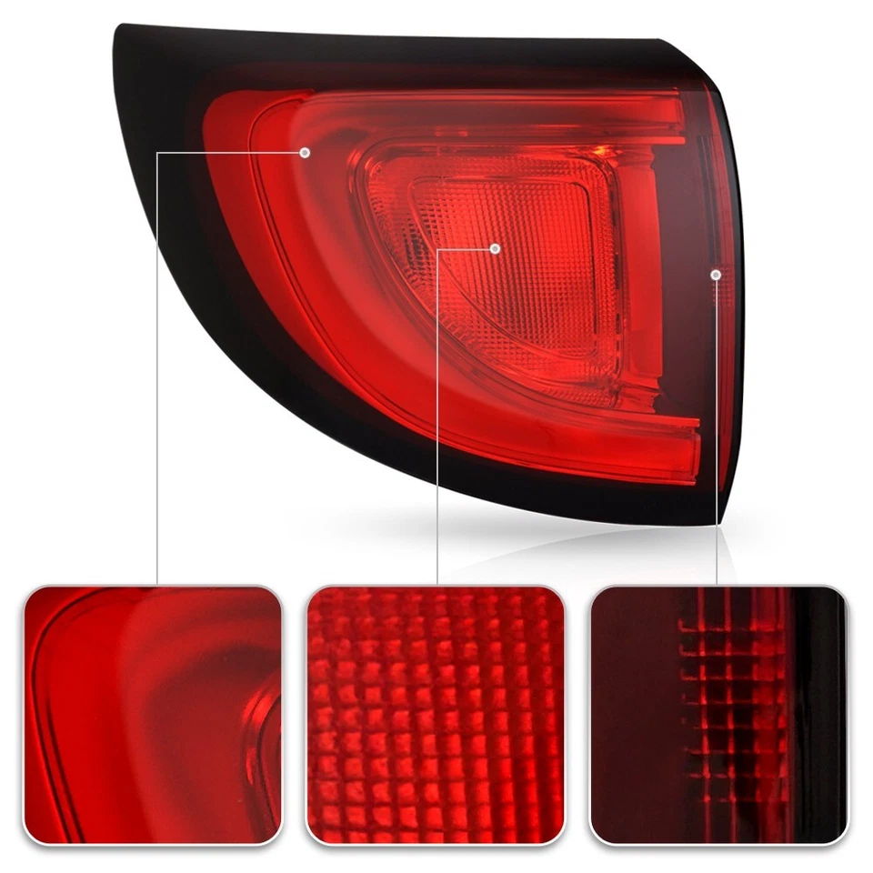 Luz trasera apta para Chrysler Pacifica 2017-2022 LED exterior lado del conductor izquierdo Foto 3 de 4