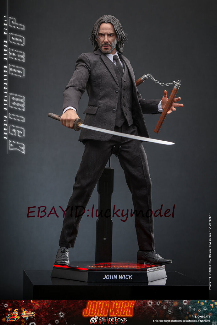 Hot Toys ジョン・ウィック チャプター4 1/6 フィギュア Hottoys 1/6 John Wick: Chapter 4 Keanu Reeves MMS729 Action Figure