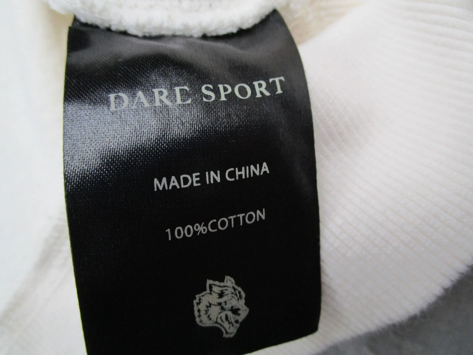 OFF WHITE Felpa con cappuccio Darc Sport Donna Media Off Lupi Bianchi Henley Ricamata