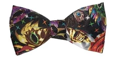 Vittorio Farina (FQH) Mardi Gras Colorful Party Mask Bow Tie