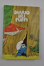 Vintage Smurf Diario Dei Puffi Hardcover Missing Pages Virca 1979