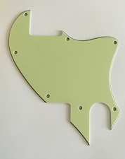 Guitar Pickguard for US Tele F Hole Hybrid Telecaster Conversion Blank.Green