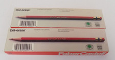Eberhard-Faber Castell Col-erase 1277 Erasable Color Pencils Carmine Red Lead 24