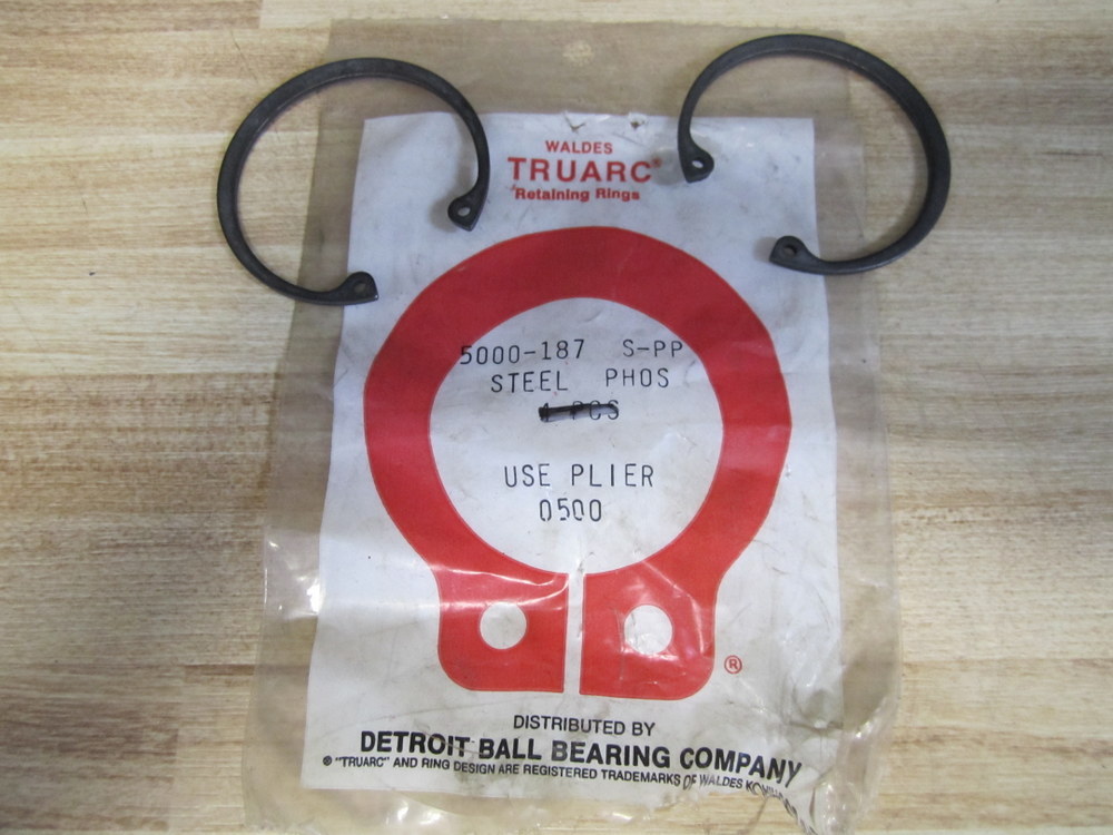 Waldes Truarc 5000187 Retaining Rings (Pack of 2) eBay