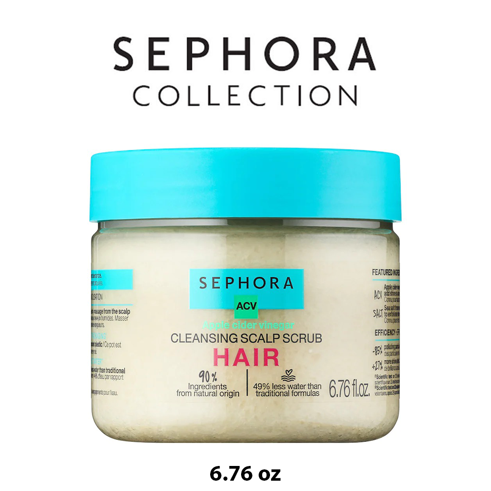 Sephora Collection Hair Cleansing Scrub with Apple Cider Vinegar, New (6.76 oz) eBay