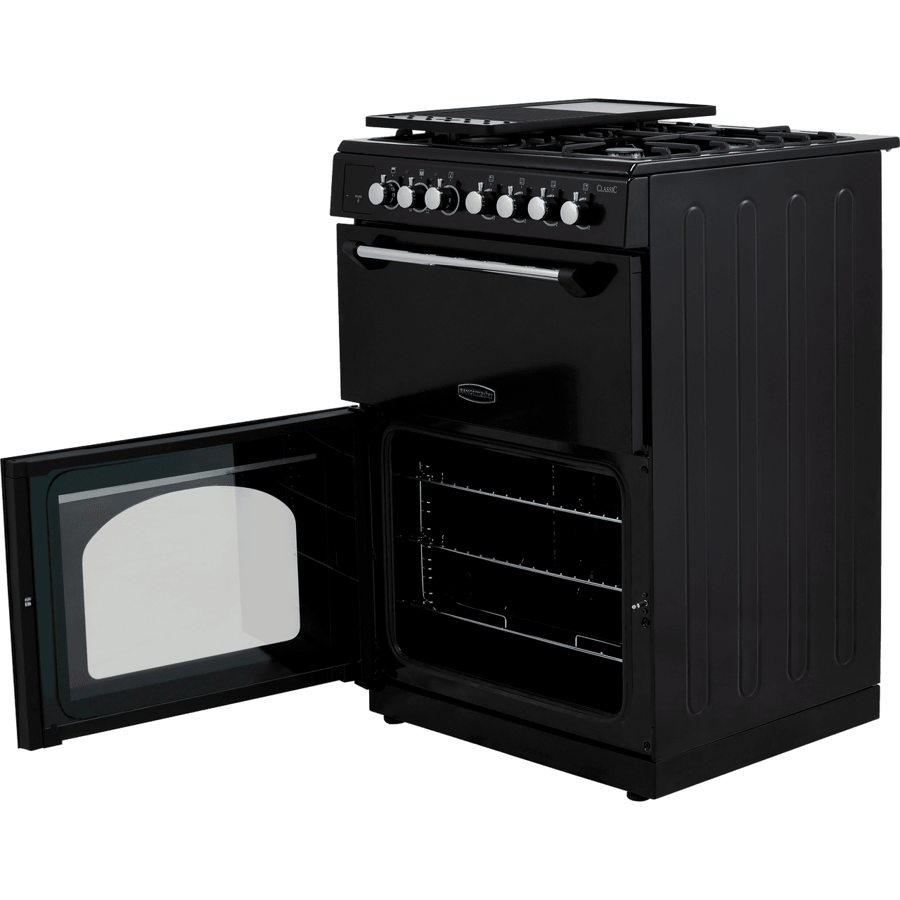Rangemaster CLA60DFFBL/C Free Standing A/A Dual Fuel Cooker with Gas