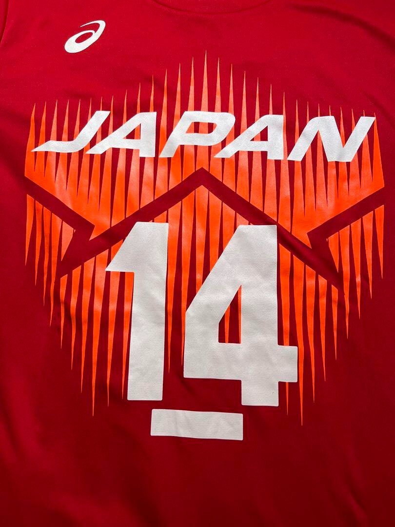 asics Yuki Ishikawa volleyball Japan Official Support T asics Yuki Ishikawa volleyball Japan Official Support T