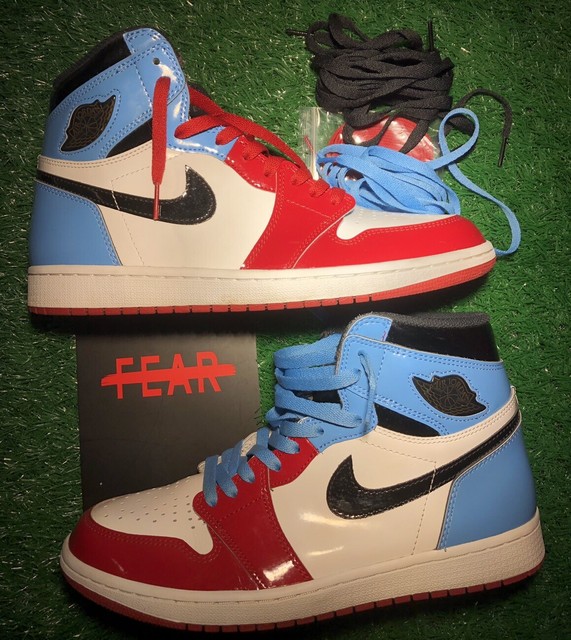 Air Jordan 1 High OG Fearless UNC To Chicago | Size 9.5 | Alt Laces Inc. | eBay