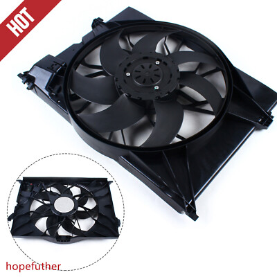 Radiator Cooling Fan Assembly For Mercedes Benz S550 Base Sedan 2007-2013 600W!