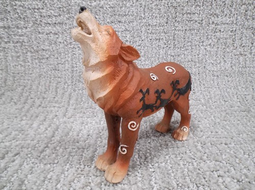 Schöne Vintage Westland ""Call of the Wolf"" Tribal Art Figuren Menge 6 + extra - Bild 11 von 15
