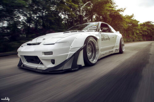 Nissan 180SX S13 Rocket Bunny Style Version 2 Full Wide Body Kit