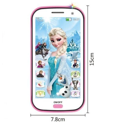 NUEVO TELÉFONO INTELIGENTE Juguete Teléfono móvil Disney Frozen Smartphone Dispositivo de Aprendizaje - Imagen 3 de 5