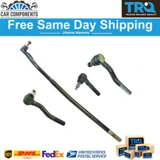 TRQ LH RH Inner Outer Steering Tie Rod End Set of 4 For 2007-18 Jeep Wrangler JK