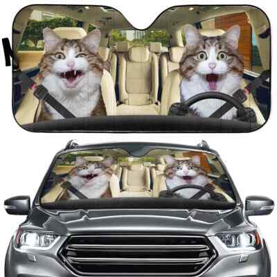 Animal Car Sunshade Windshield Auto Front Window Interior Anti-Sunlight Automot