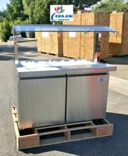 NEW 47" Commercial Cold Table Refrigerator Cooler Buffet Salad Bar Fruit NSF UL