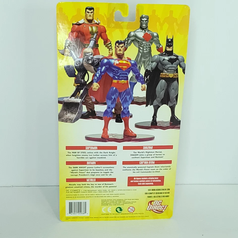 2005 DC Direct Superman Batman Public Enemies Series 1 6.5" Tall Action Figure - Image 4 of 4