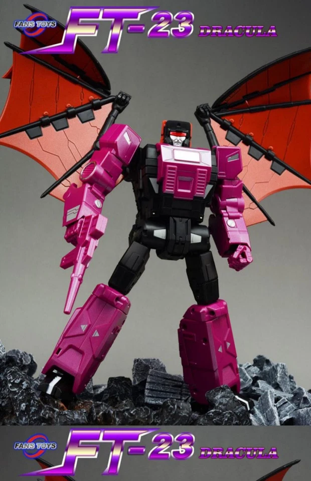 2022 reissue! FansToys FT-23 Dracula Masterpiece Mindwipe FT23 Action Figure - Image 3 of 4