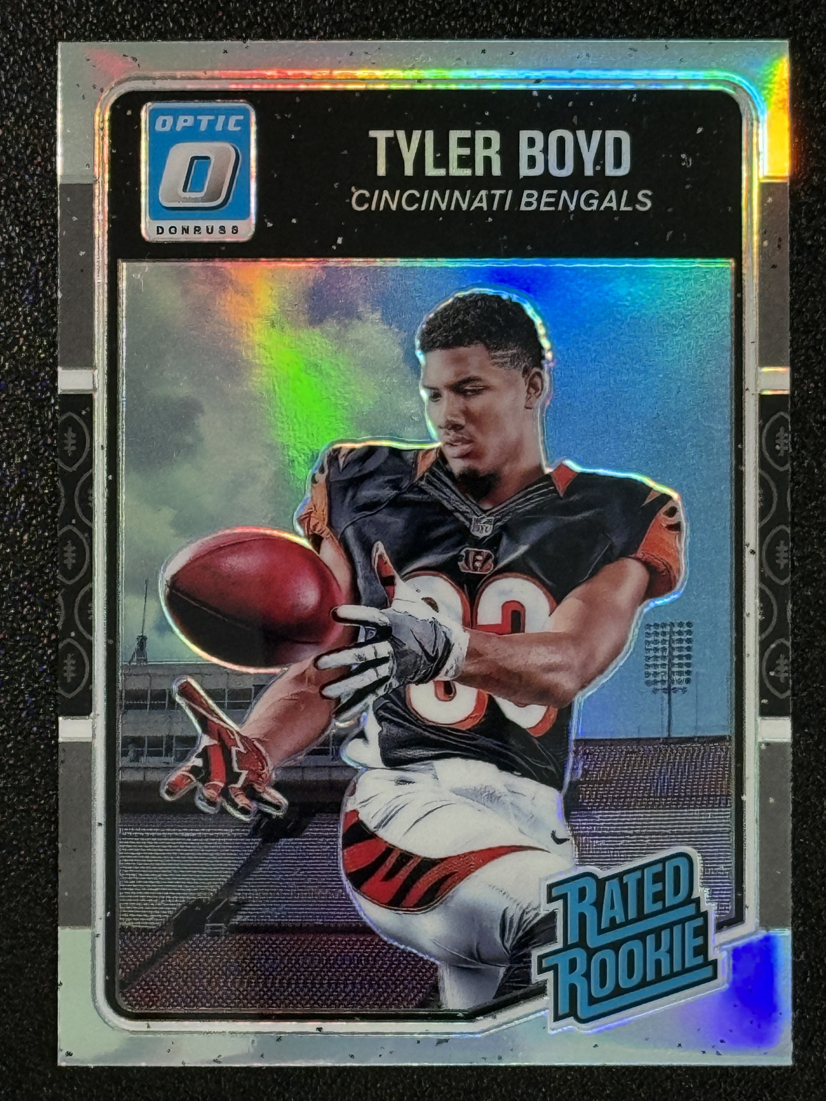 2016 Donruss Optic #197 Tyler Boyd Holo Prizm Rookie RC Bengals