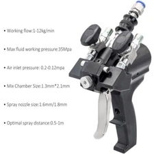 PU P2 polyurethane foam spray gun 35Mpa accessories with fast delivery