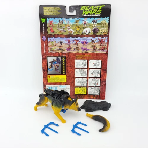 Transformers K-9 Complete With Cardback Beast Wars Deluxe Vintage Original