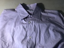 CALVIN KLEIN Men REGULAR-FIT PURPLE LONG SLEEVE BUTTON DRESS SHIRT 17  