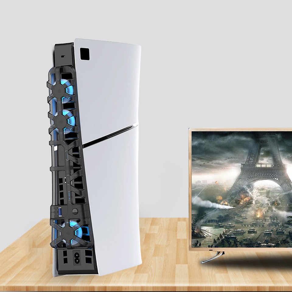 Cooling Fan 1100 RPM Cooler Fans Cooling Game Accessories for PS5 Slim