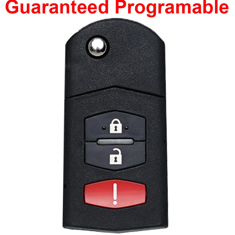  Para 2011 2012 2013 2014 2015 Mazda 2 Control Remoto Coche Llavero Abatible BGBX1T478SKE125-01 Foto 3 de 4