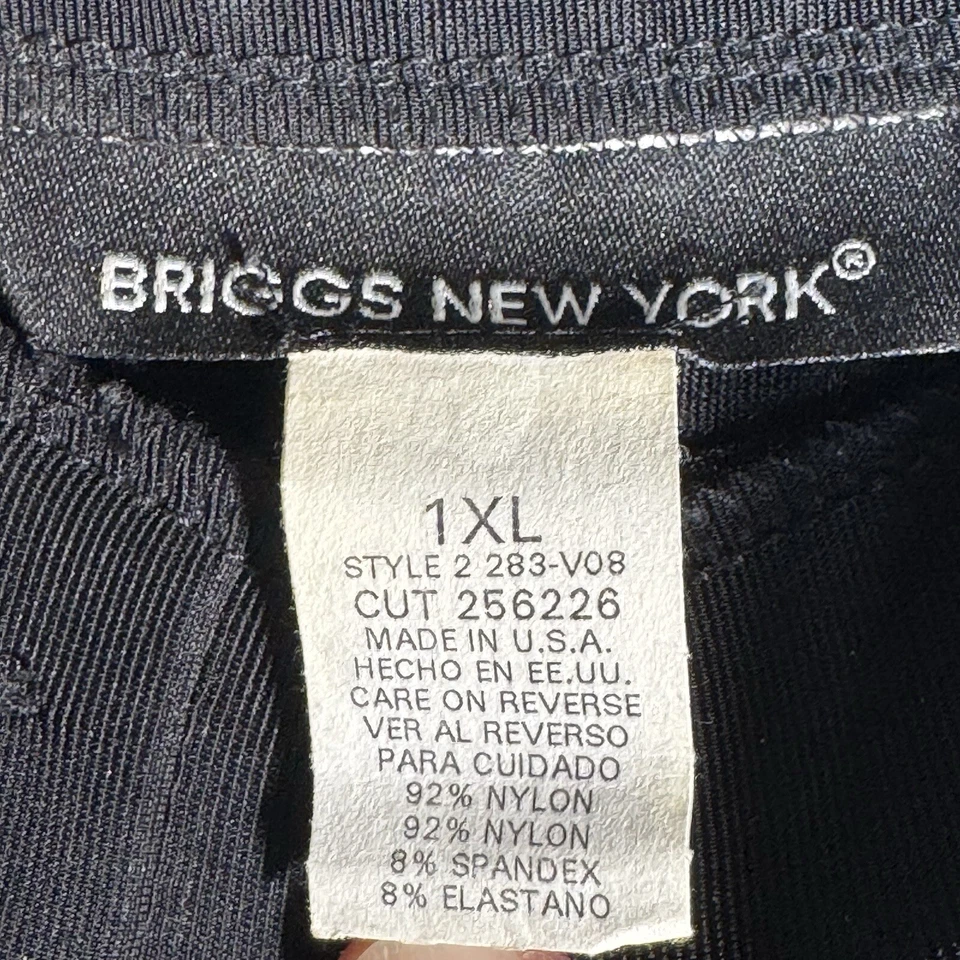 Vintage Black Jersey Maxi Skirt Women Plus Sz 1X Button Front Made In USA - Image 4 of 4