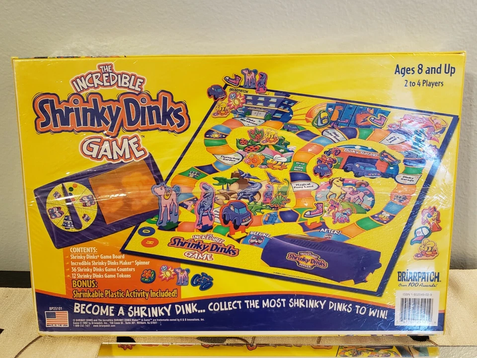 The Incredible Shrinky Dinks Game Brand New Sealed 2002 - Image 2 of 4