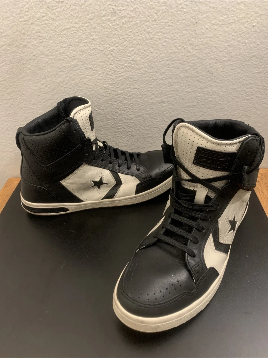 Converse John Varvatos Weapon Black White Leather 142965C Men s