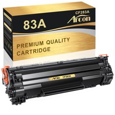 1PK Black Toner Cartridge Compatible With HP 83A CF283A LaserJet Pro MFP M127fw
