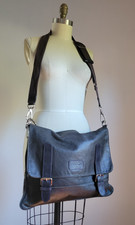ETRO DEEP BROWN GENUINE LEATHER MESSENGER BOO...