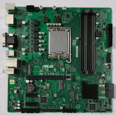 ASUS PRO B760M-CT MOTHERBOARD LGA 17000 Intel 12th/13th/14th DDR5 NO I/O SHIELD