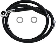 Drag Specialties 1741-5835 Extended Stainless Steel Front Brake Line Kit Plus...