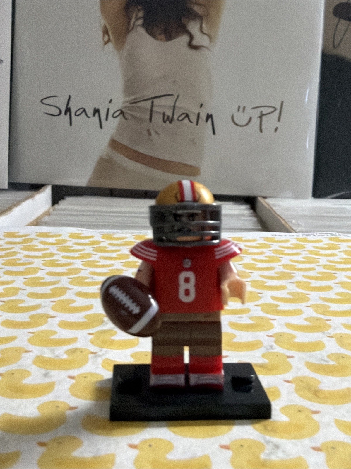 STEVE YOUNG #8 SAN FRANCISCO 49ers NFL FOOTBALL PLAYER LEGO MINIFIG quarterback
