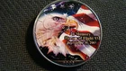 2002 Colorized Silver American Eagle 1 oz. 999 Fine Silver From A Local Estate!