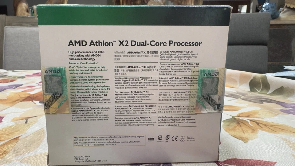 New in Box AMD Athlon X2 BE-2300 1.9GHz 640KB Cache Dual-Core Socket AM2 CPU - Image 2 of 4