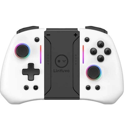 LinYuvo KS42 Meteor Light Wireless Joy-pad with 8 Color RGB Lights for Switch/Li