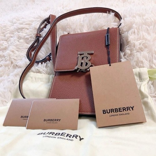 Item with Tag BURBERRY Shoulder Bag Hardware Brown Crossbody Burberry Robin Bag