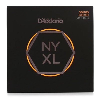 D'Addario NYXL50105 Medium Long Scale Nickel Wound Bass Strings - .050-.105