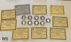 LOT (9) of Morgan Proof Dollar Coins 0.999% Silver Clad w/COAs - 1878-1895 CC/P