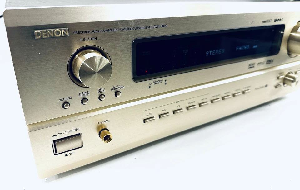 DENON AVR-3802 PRECISION AUDIO COMPONENT / AV SURROUND RECEIVER - Bild 2 von 4