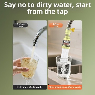 Wasserhahnfilter Set 2-teilig Mehrschichtfilter für Trinkwasser
